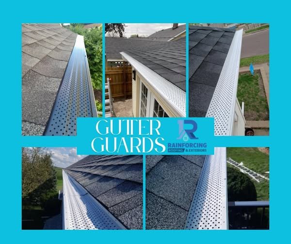 professional gutter installation and repair in peoria, il with gutter guards