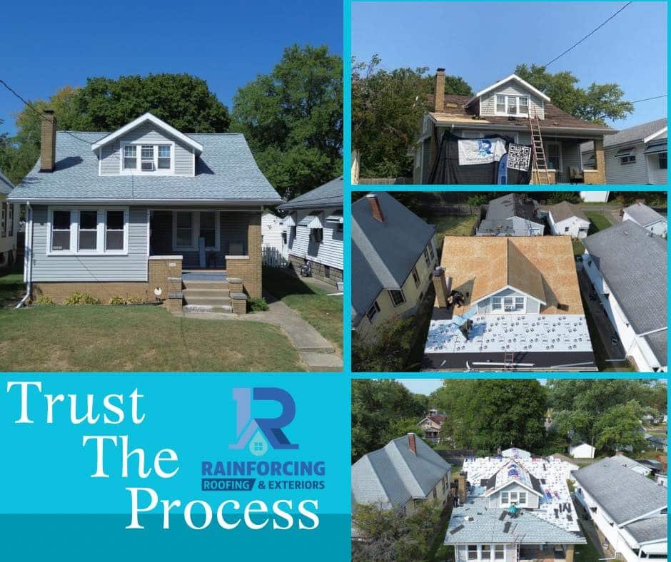 roof replacement by the #1 Roofing Company in Morton illinois