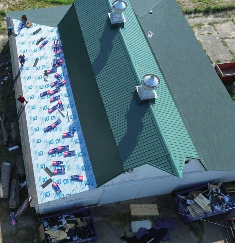Modern residential metal roofing installation providing long-term durability and energy efficiency for an Illinois home.